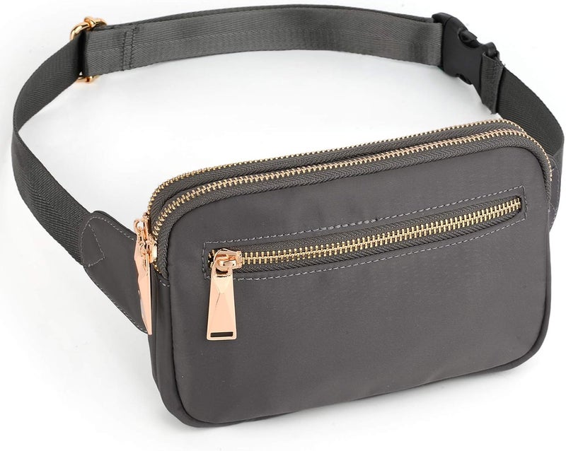 UTO Fanny Pack for Women Crossbody Trendy Fashion Belt Purse Chest Waist Hip Bumbag for Outdoor Shopping Travel Hiking - Image 1